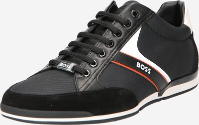 BOSS Orange Sneakers low 'Saturn' i rød / svart / hvit, Produktvisning