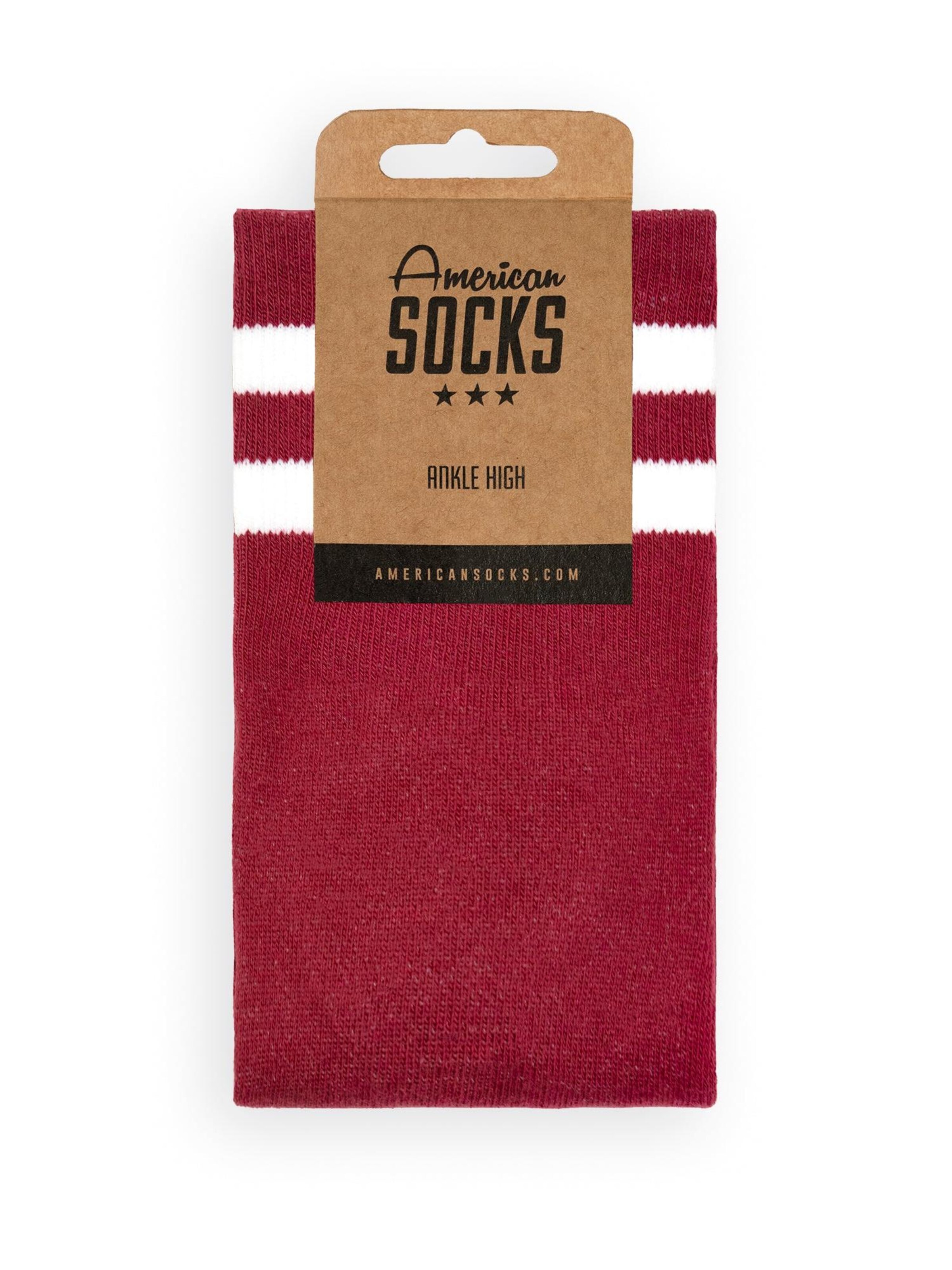 American Socks - Calcetines invisibles en rojo
