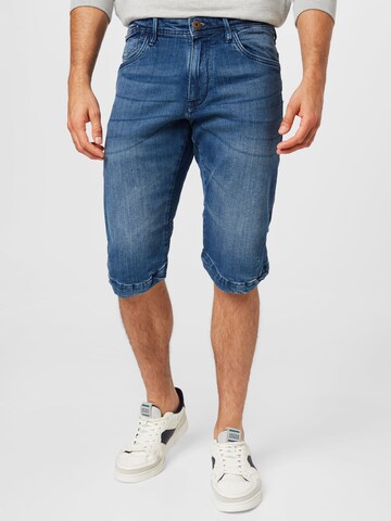 INDICODE JEANS Slimfit Shorts 'Kem' in Blau: predná strana