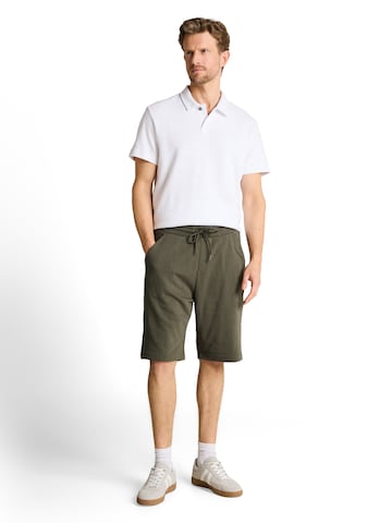 TOM TAILOR - regular Pantalón en verde