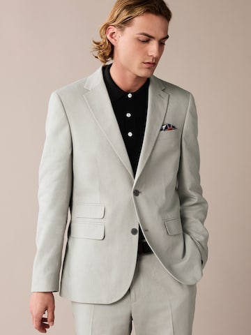 Next Regular fit Suit Jacket in Grey: front
