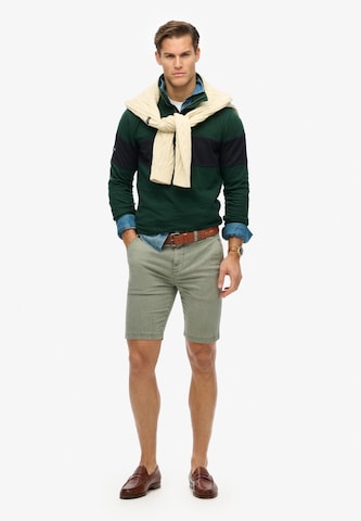Regular Pantalon chino 'Vintage International' Superdry en vert