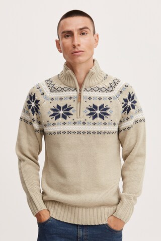 11 Project Sweater 'Tim' in Beige: front
