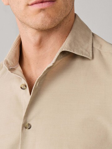 Hackett London Regular Fit Hemd in Beige