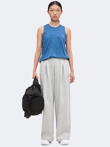 UNDER ARMOUR Wide leg Παντελόνι φόρμας 'RIVAL VARSITY' σε γκρι