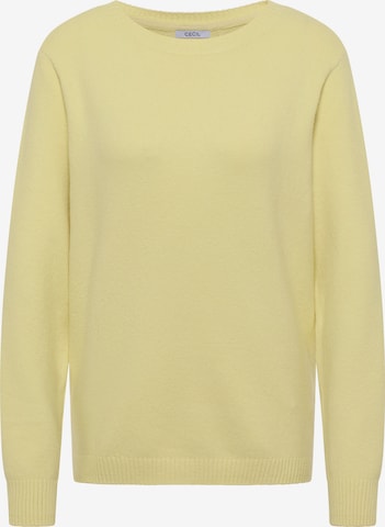 Pullover di CECIL in giallo: frontale