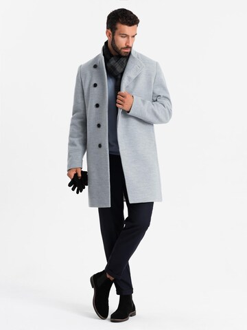 Ombre Between-Seasons Coat in Grey