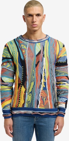 Carlo Colucci Trui 'Dondi' in Gemengde kleuren: voorkant