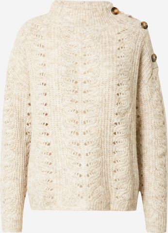 Pull-over 'TYDIANE' Maison 123 en beige : devant