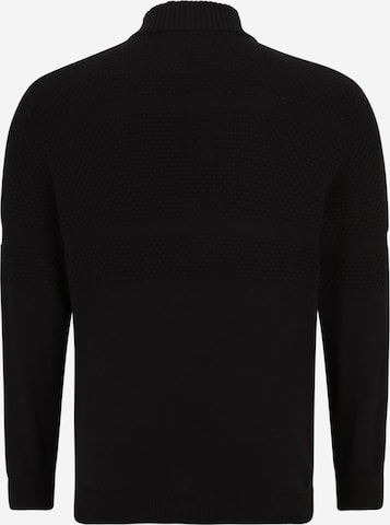 Jack & Jones Plus - Cárdigan 'OCHRIS' en negro