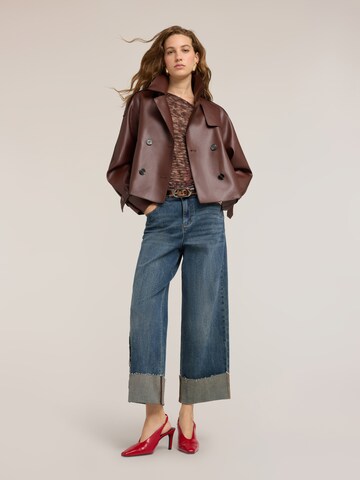 Veste mi-saison MOTIVI en marron