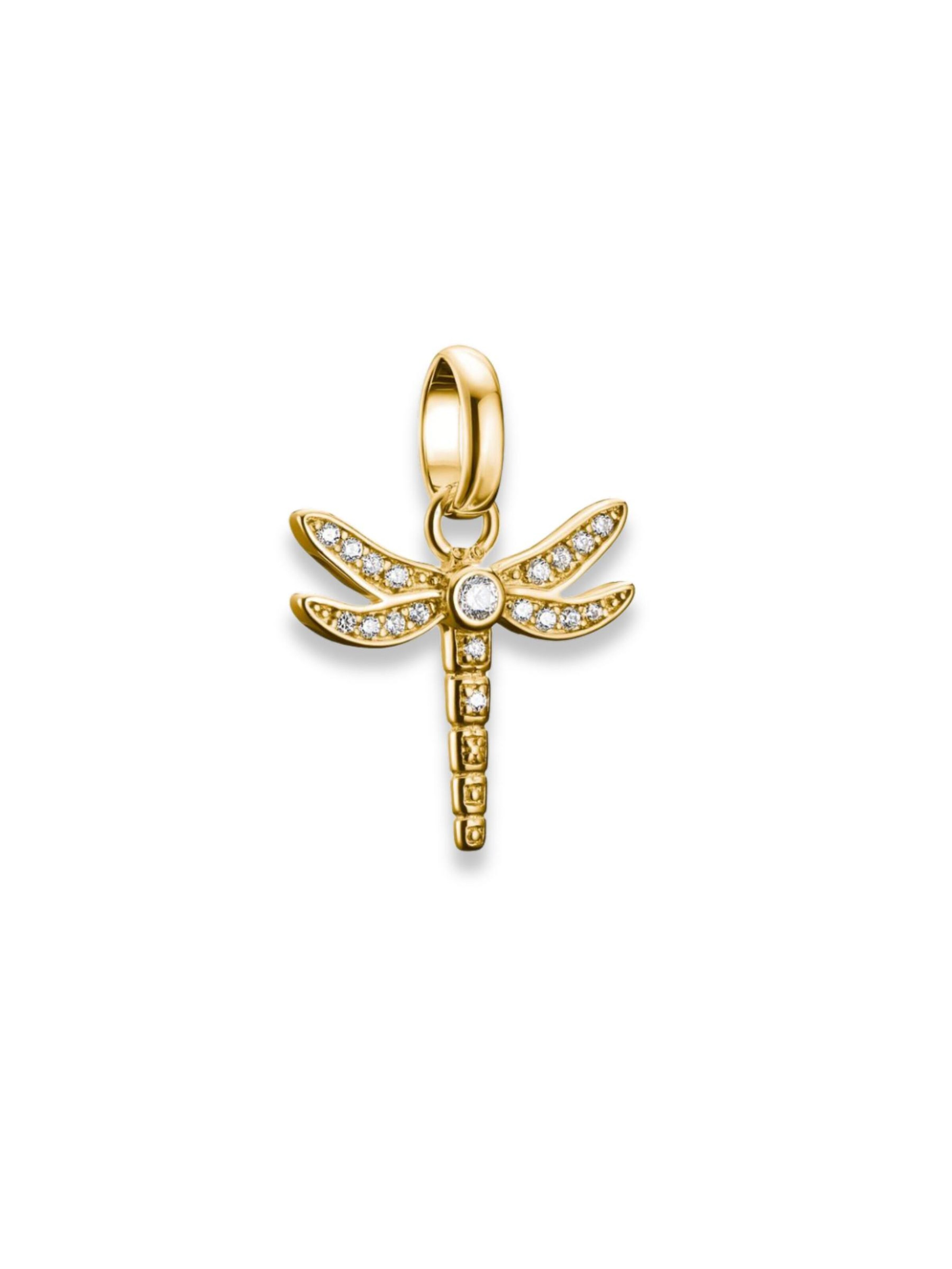 Thomas Sabo Anhänger 'Libelle'‌‌‌‌‌‌ in Gold: Vorderseite