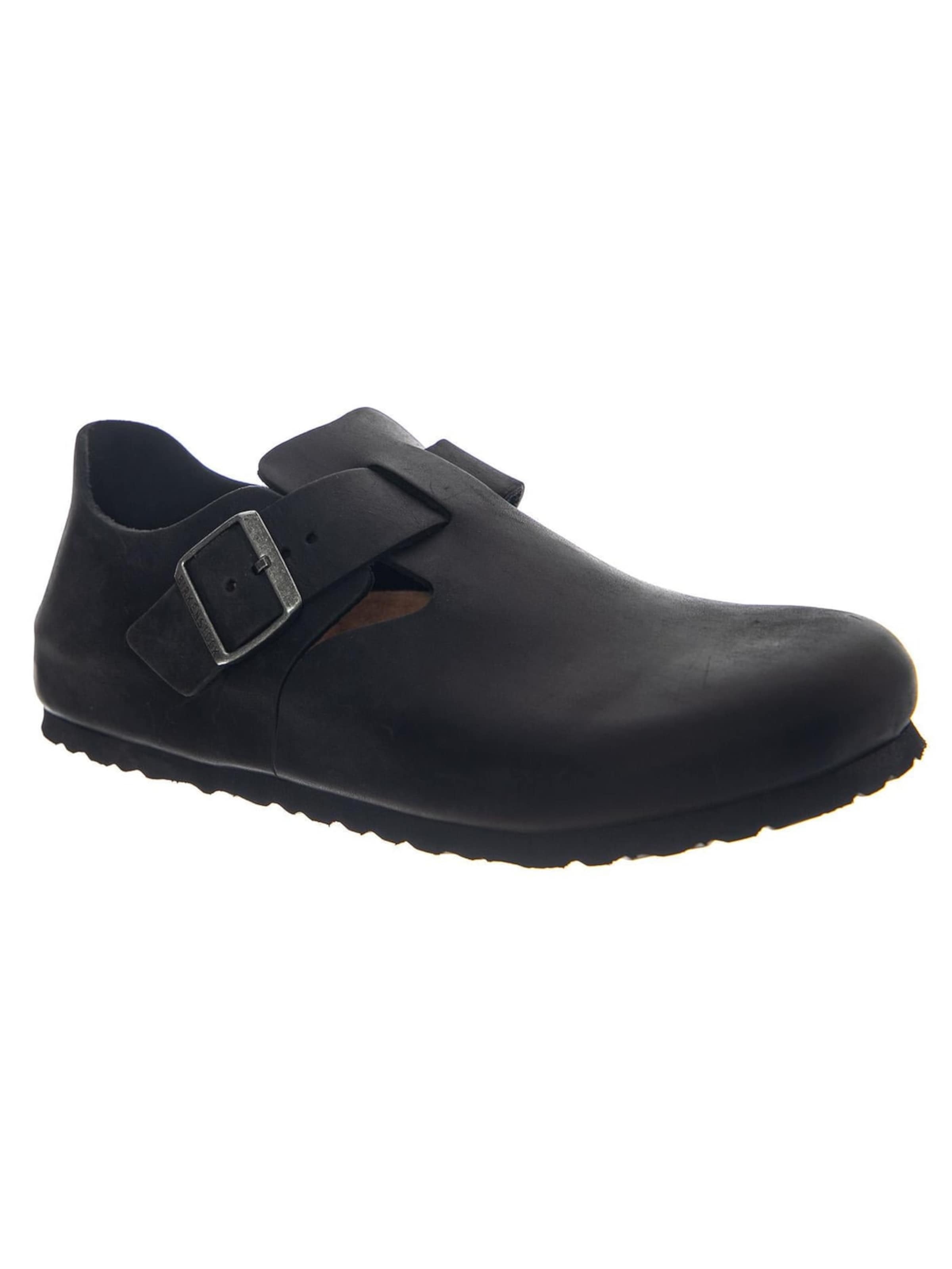 Mocassin 'London' BIRKENSTOCK en noir : devant