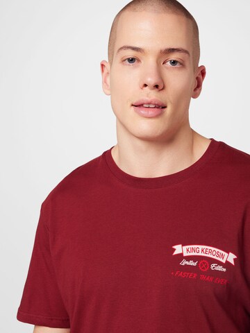 King Kerosin T-Shirt in Rot