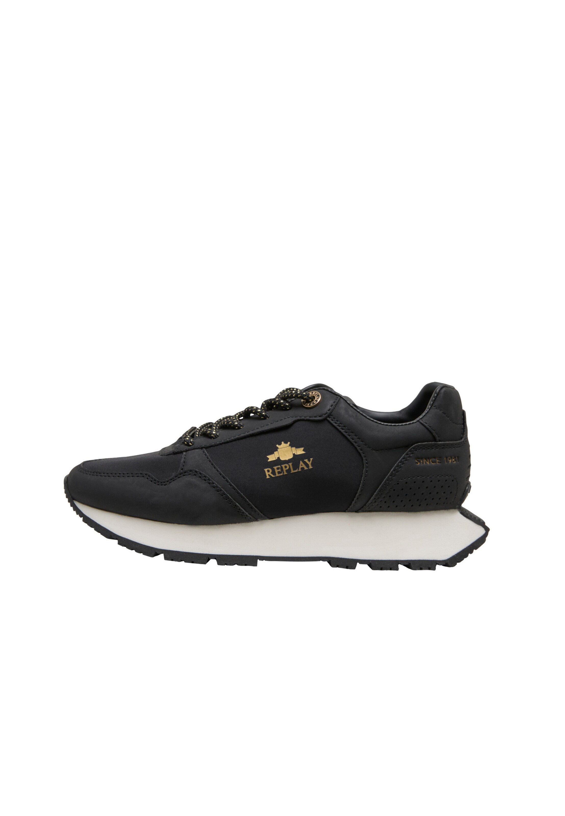 REPLAY Sneaker 'Avalan' in Schwarz: Vorderseite
