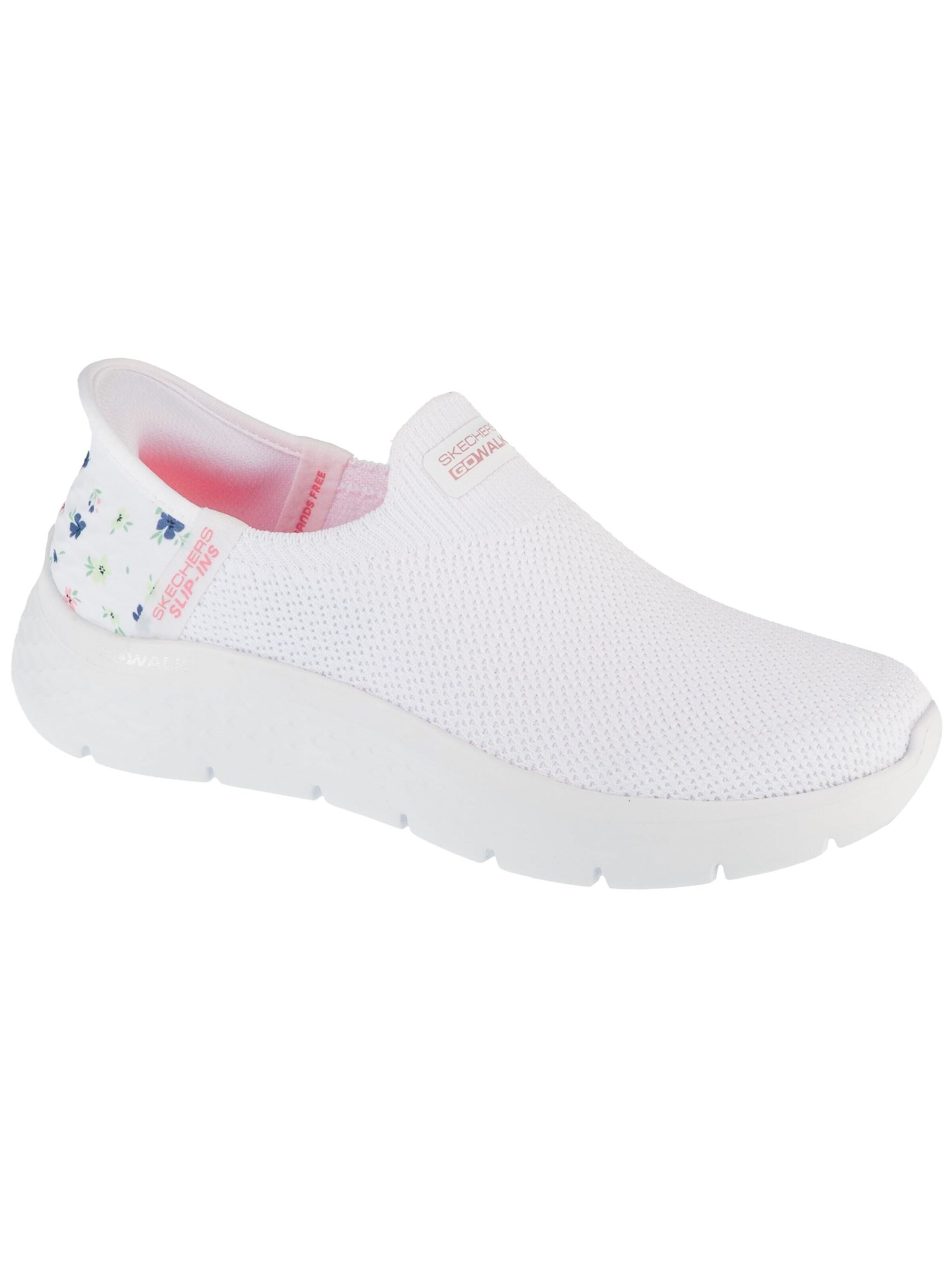 SKECHERS Slip-on 'Skechers : GO WALK Flex - Sunset Rose' in White: front