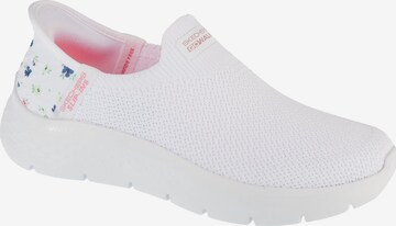 SKECHERS Slip-on 'Skechers : GO WALK Flex - Sunset Rose' in White: front