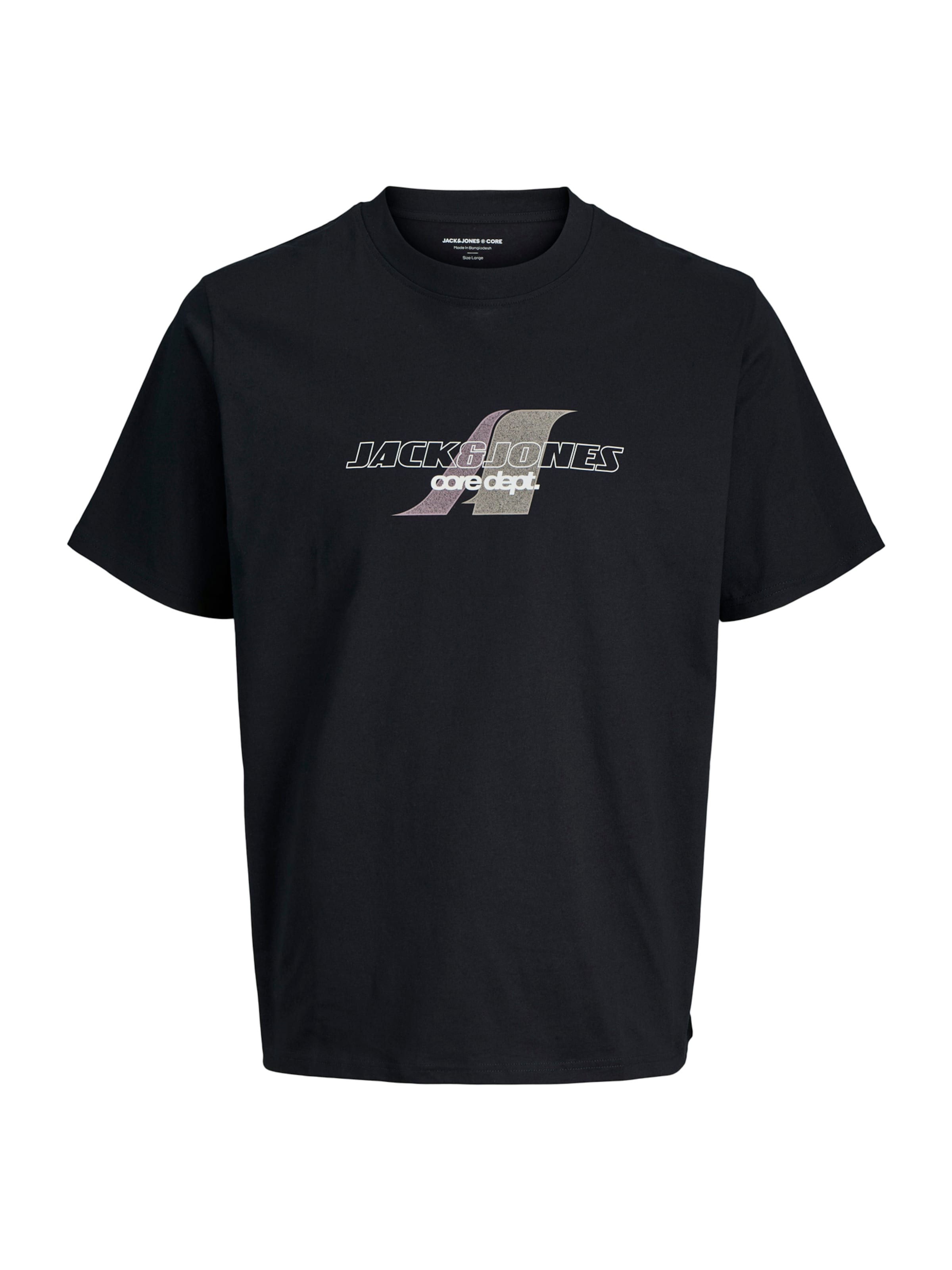 JACK & JONES Футболка 'JCOTIER' в Черный: спереди