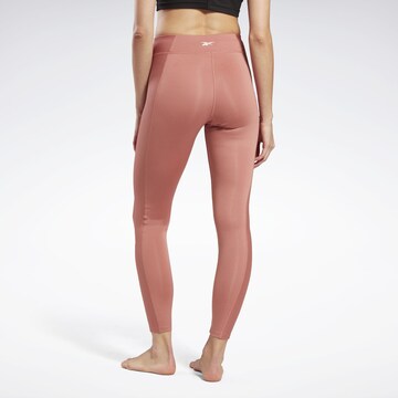 Reebok Skinny Športne hlače | roza barva