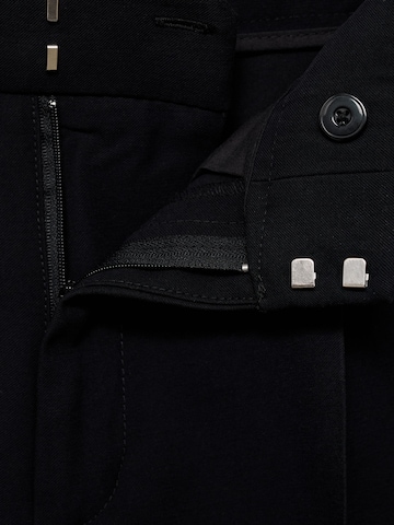 MANGO Loosefit Bandplooibroek 'Cesar' in Zwart