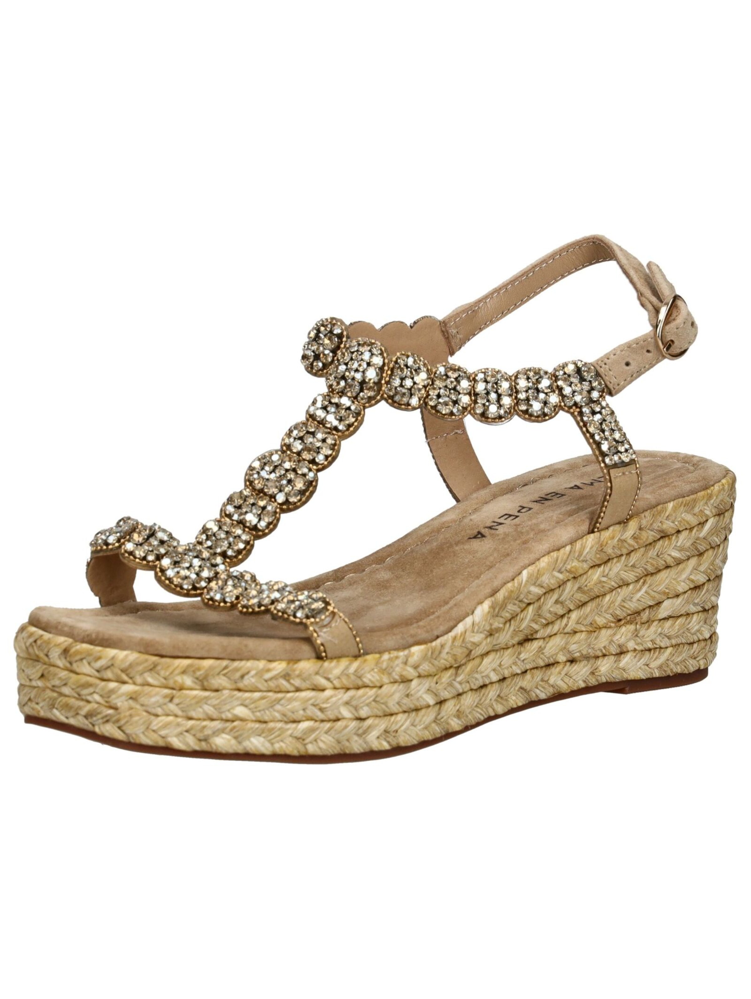 Alma En Pena Sandale in sand, Produktansicht