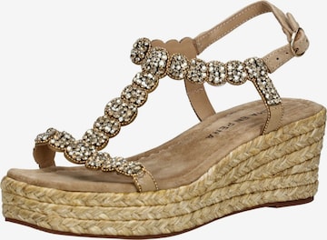 Sandales Alma En Pena en beige : devant