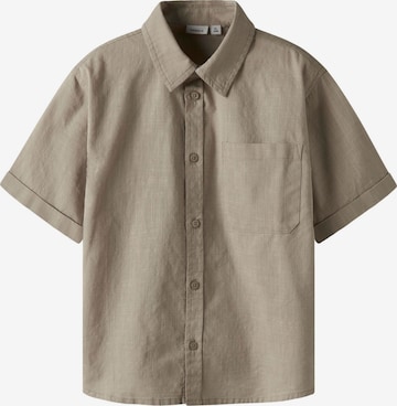 NAME IT Regular Fit Hemd in Grau: Vorderseite