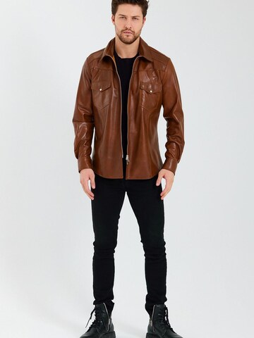 Veste mi-saison Ron Tomson en marron