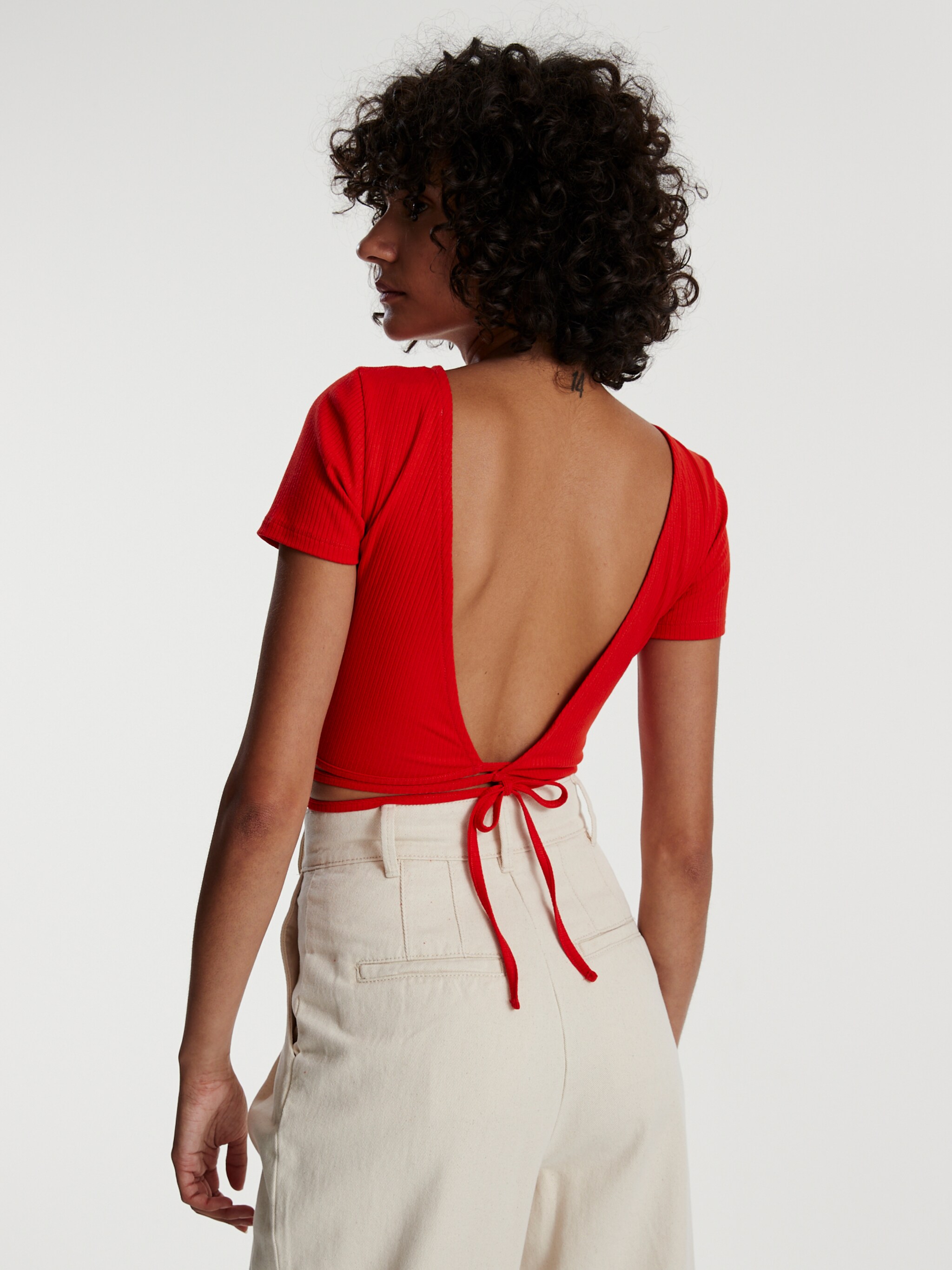 EDITED Produkte Shirt 'River' rot