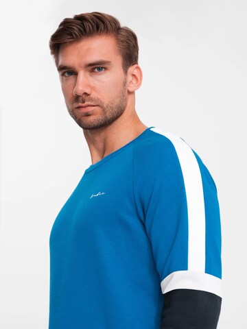 Ombre Sweatshirt 'OM-SSNZ-22FW-003' in Blauw