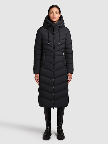 Cappotto invernale 'Ingram4' di khujo in nero: frontale