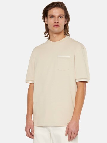 Boggi Milano T-shirt i beige: framsida