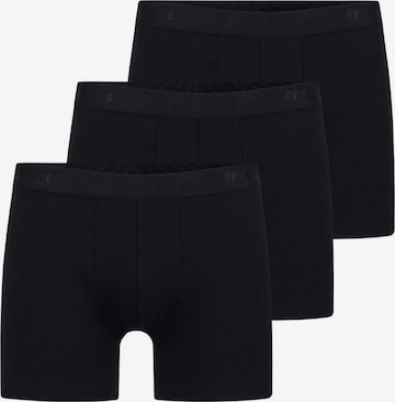 FALKE Boxershorts '3-Pack' in Schwarz: Vorderseite