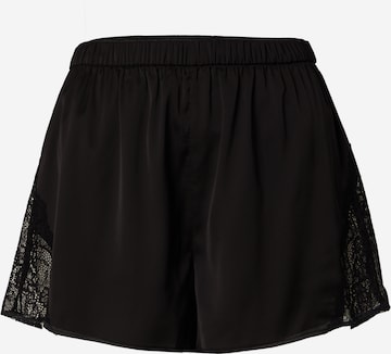 melns Abercrombie & Fitch Pidžamas bikses: no priekšpuses