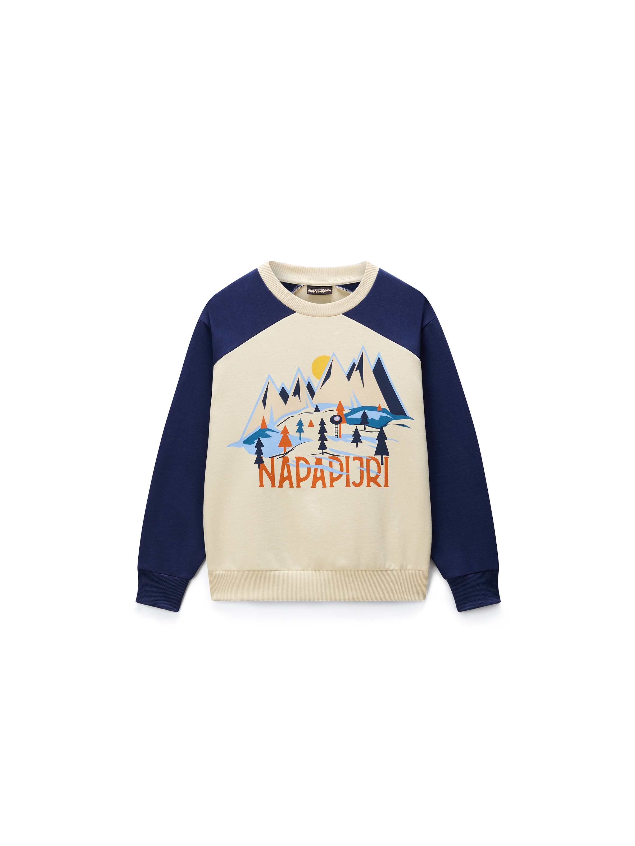 NAPAPIJRI Sweatshirt 'Ellis' i beige: framsida