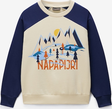 NAPAPIJRI Суичър 'Ellis' в бежово: отпред