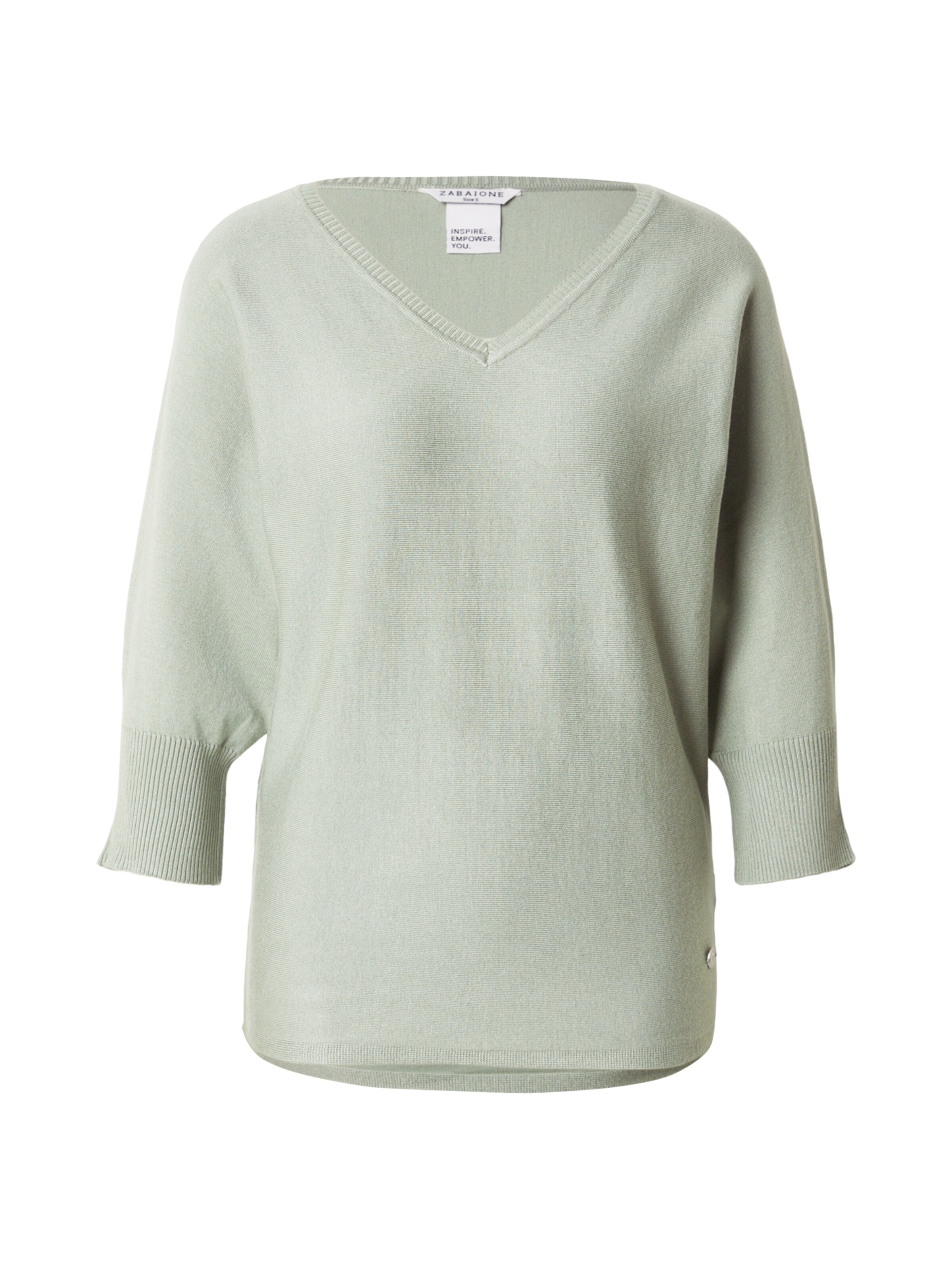 ZABAIONE Pullover 'Ce44cilly' in S in hellgrün, Produktansicht