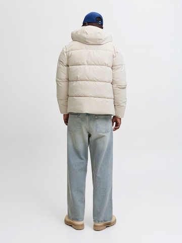 JACK & JONES Vinterjakke 'JJGLOBAL' i beige