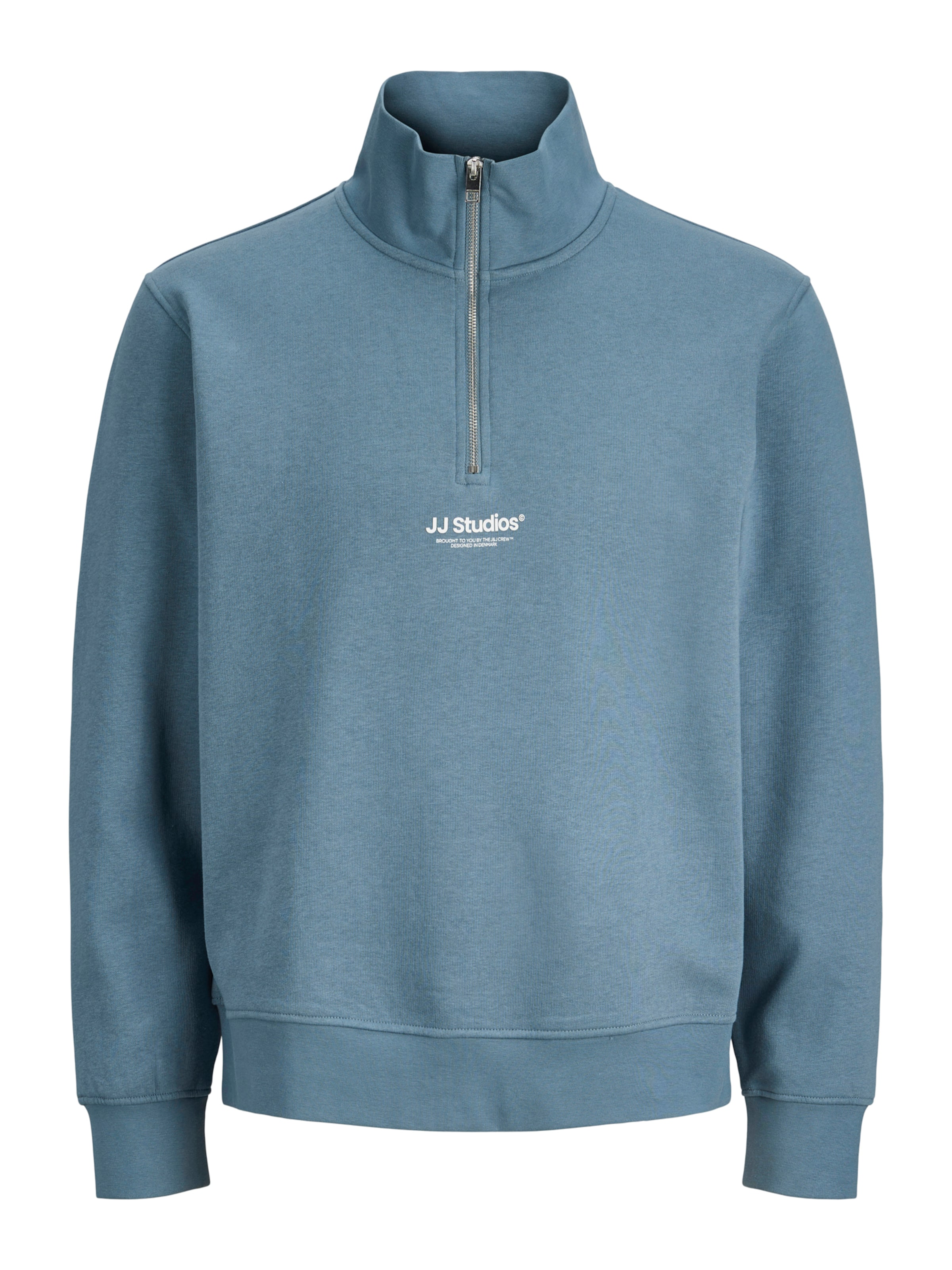 Jack & Jones Plus Sweatshirt 'JJESOHO' in Blue: front