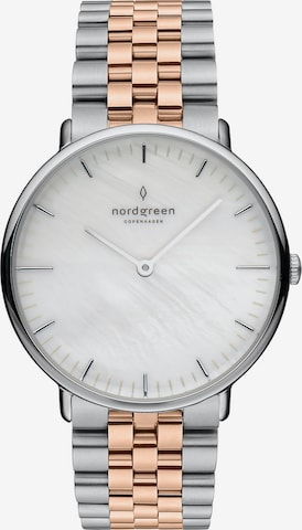 Nordgreen Analoguhr 'Nordgreen' in Silver: front