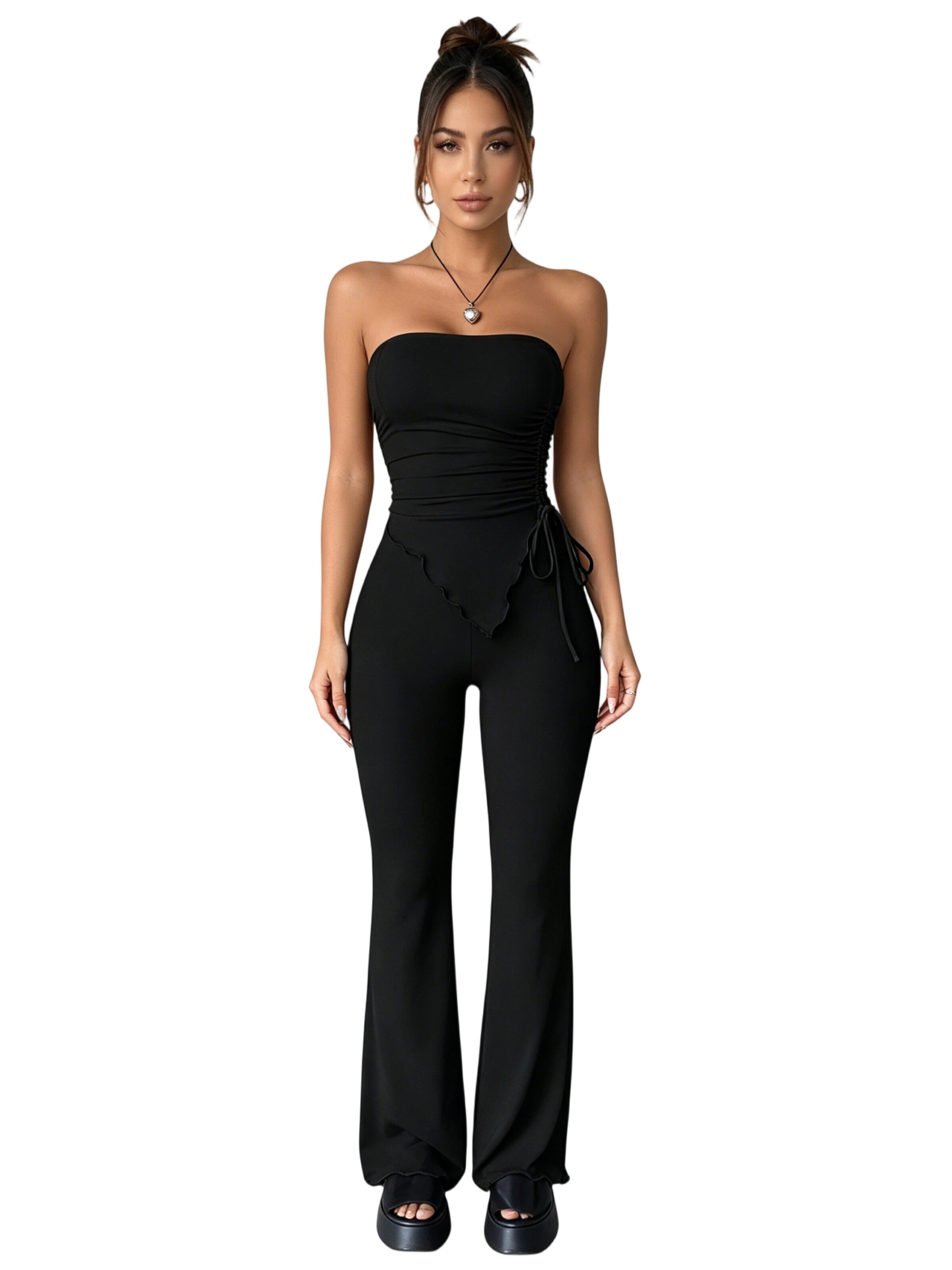 Yesfashion Suit in Black: front