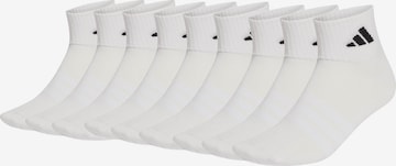 Chaussettes de sport ADIDAS PERFORMANCE en blanc : devant