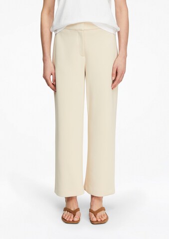 Wide Leg Pantalon COMMA en beige : devant