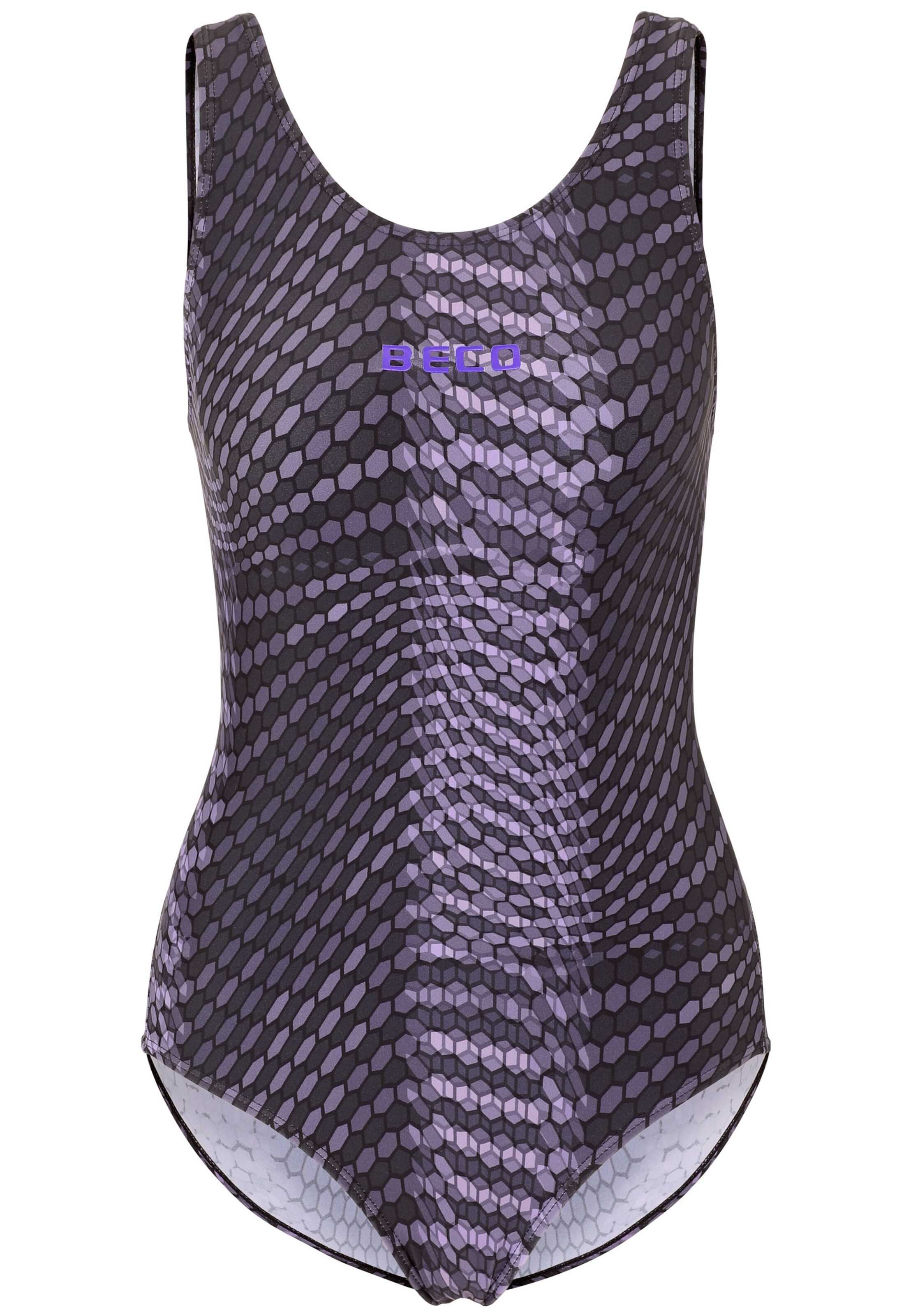 BECO the world of aquasports Triangel Badpak 'Hexagon' in Lila: voorkant