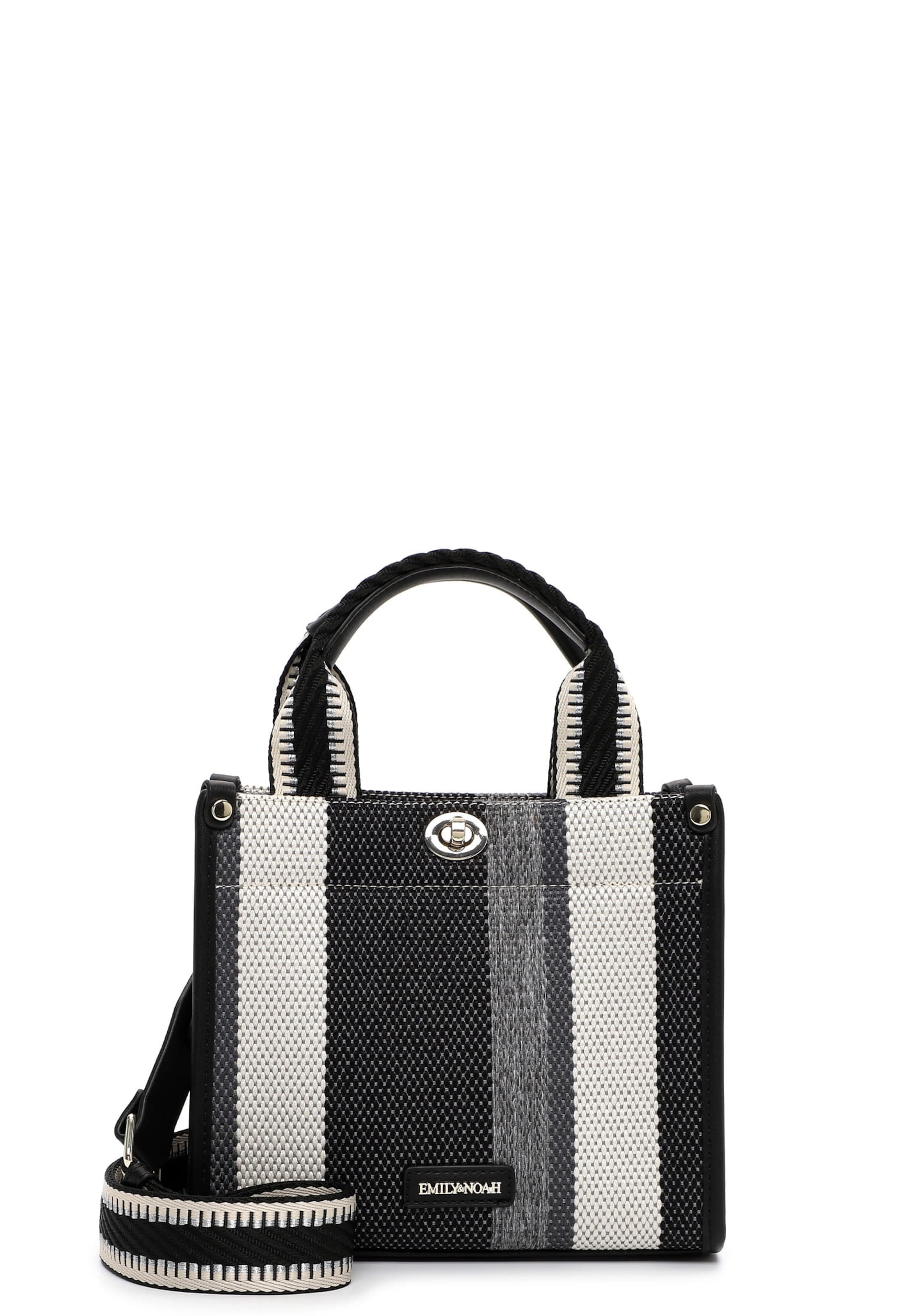 Cabas 'Jasmin' Emily & Noah en noir : devant