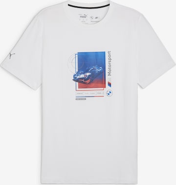 PUMA Shirt 'BMW Motorsport' in Wit: voorkant