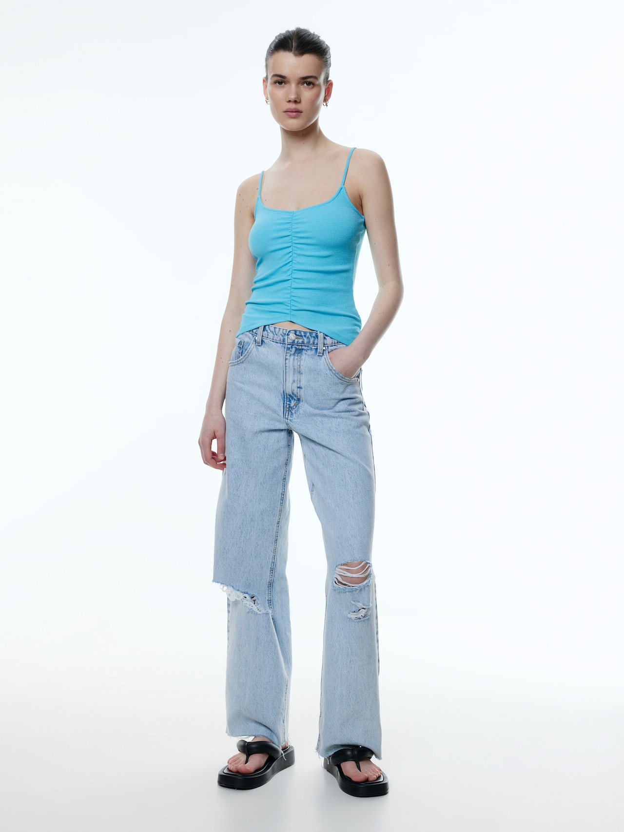 EDITED Producten Top 'Sutton' Lichtblauw