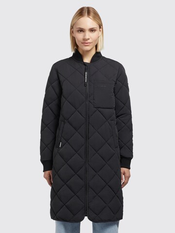 khujo Between-Seasons Coat in Black