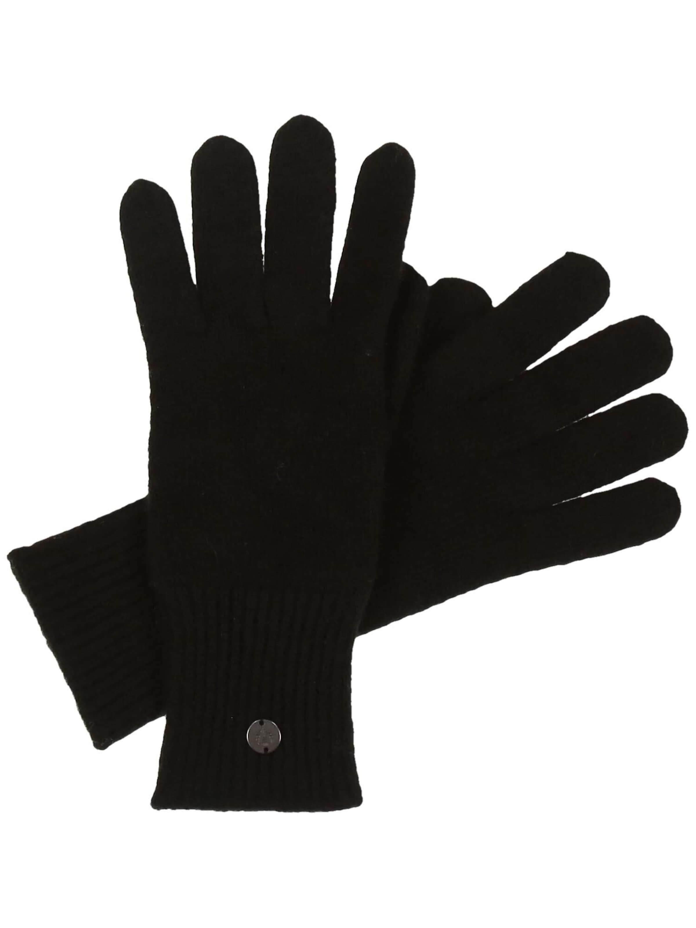 FRAAS Full Finger Gloves in Black: front