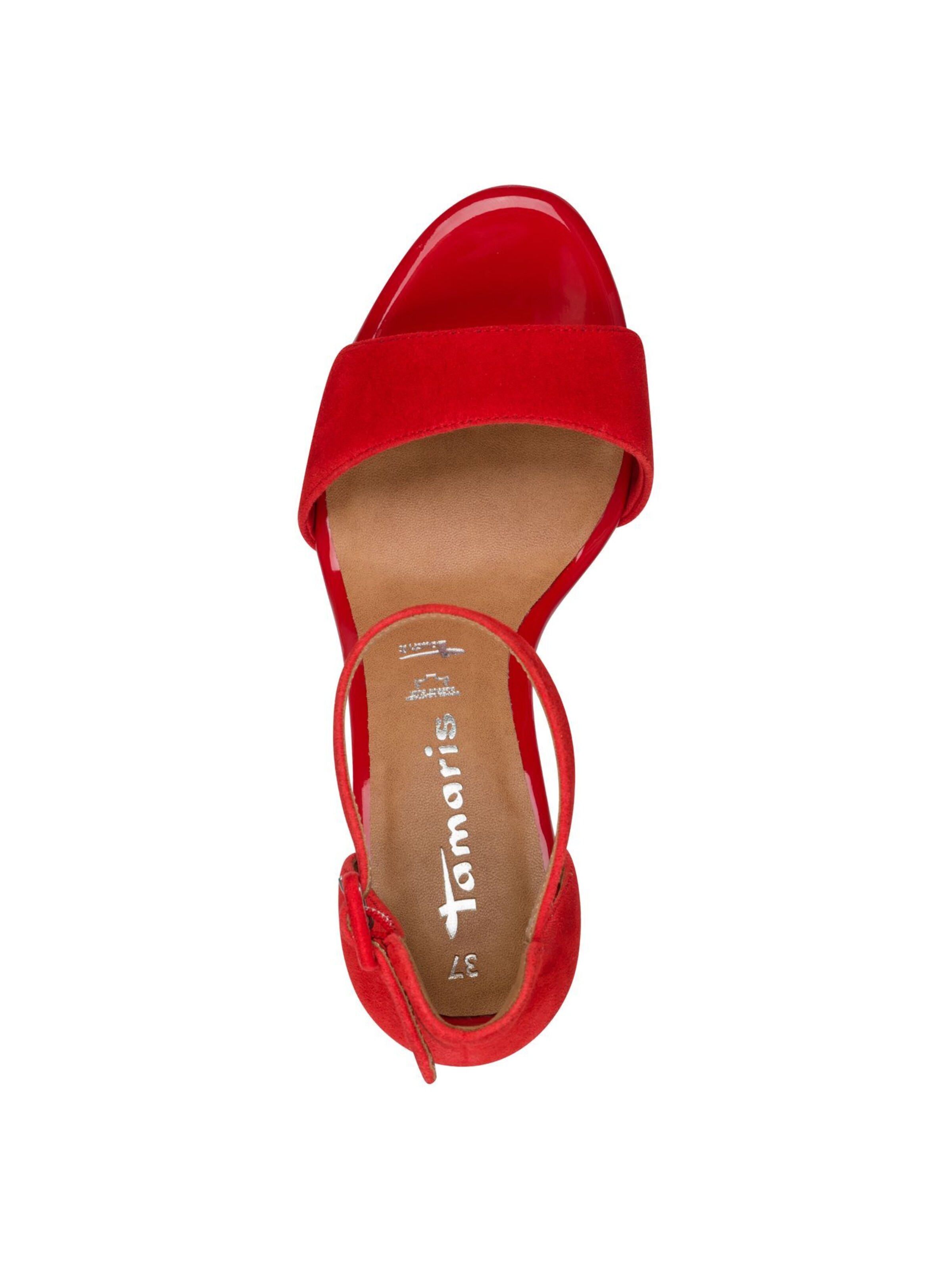 Sandales Tamaris en rouge